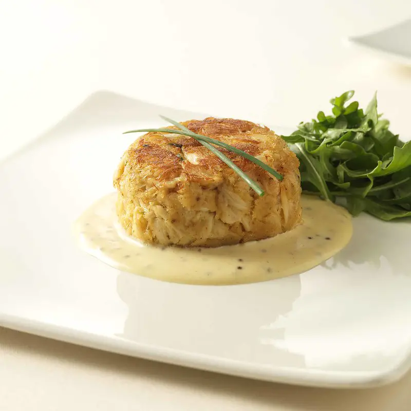 Cook crab cakes in oven