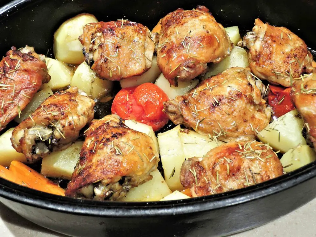 bake chicken thighs