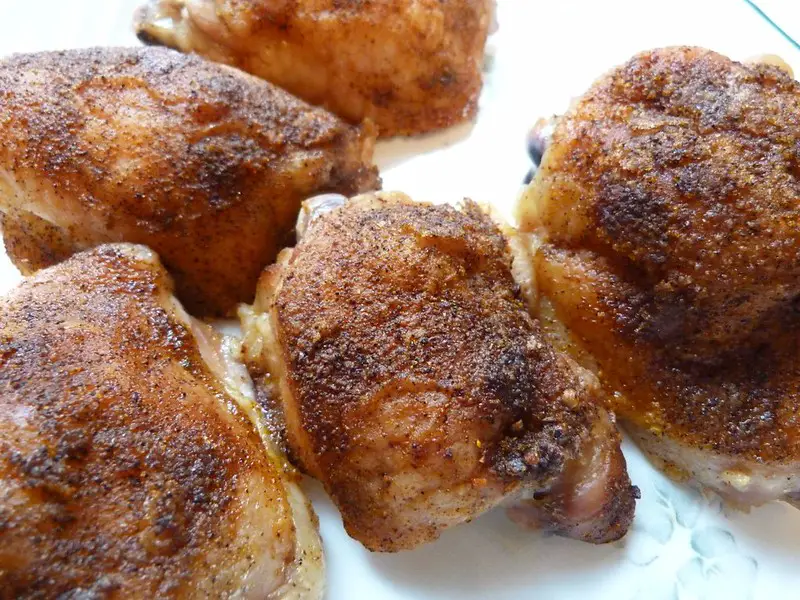 bake chicken thighs in the oven