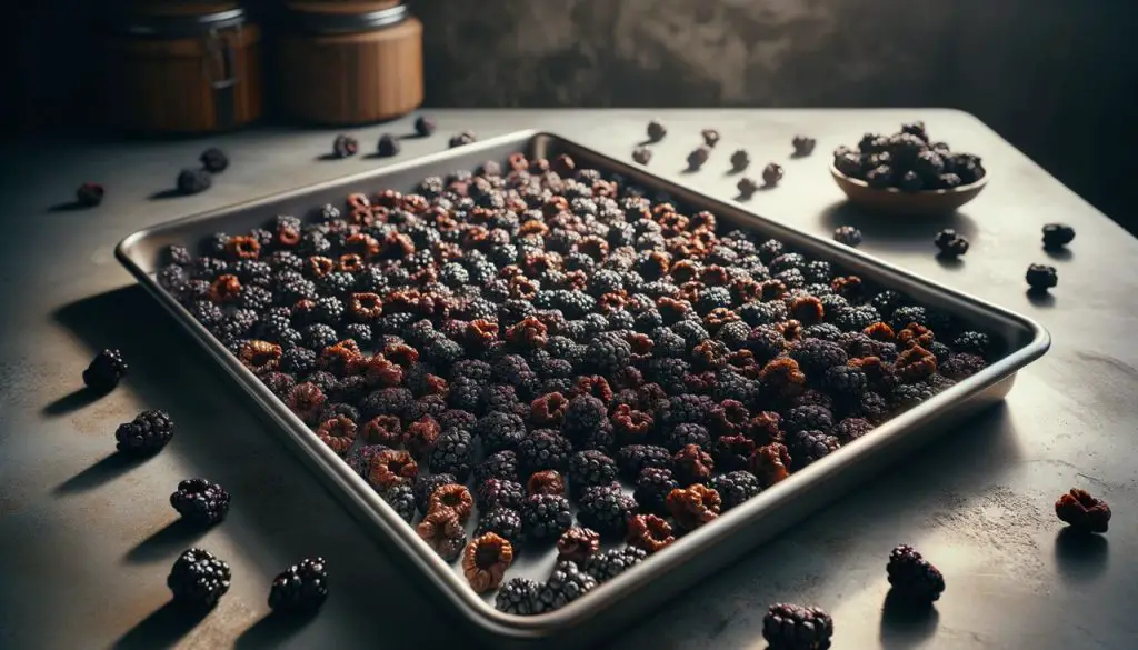 How to Oven Dry Blackberries