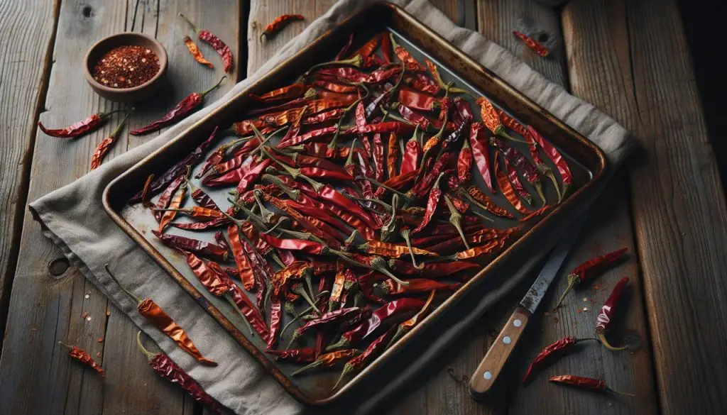 How to Oven Dry Chili Peppers