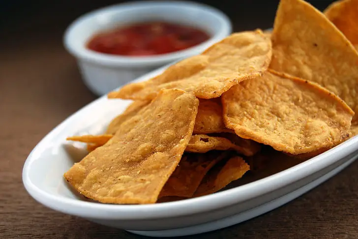 Convection Oven Tortilla Chips
