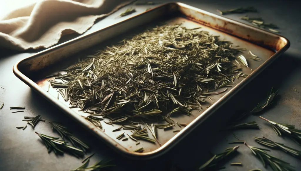 How to Oven Dry Fresh Rosemary
