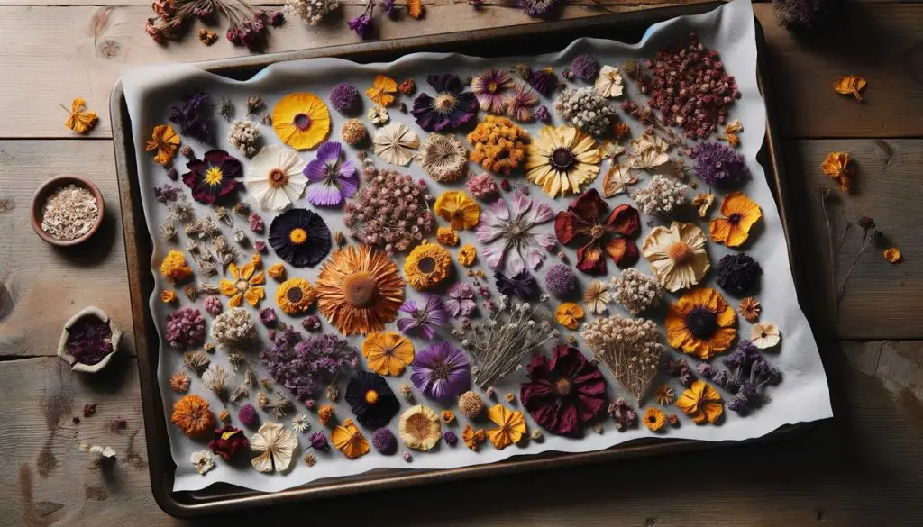 How to Dry Edible Flowers in the Oven