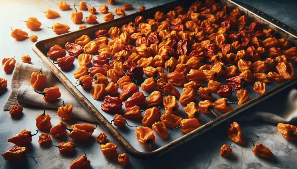 How to Oven Dry Habanero Peppers