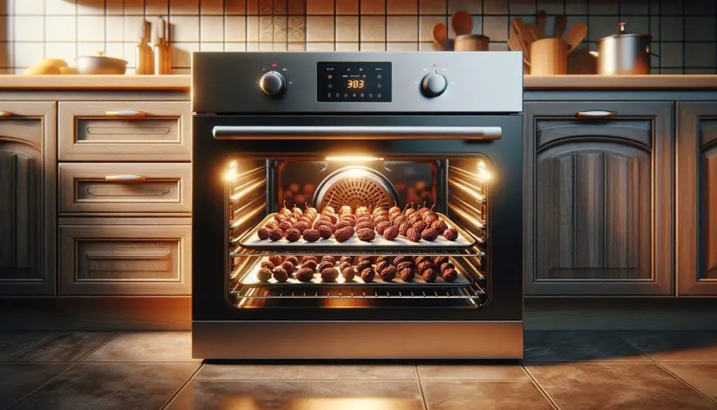 Jujube fruits in oven