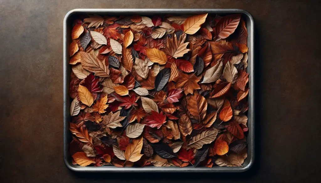 How to Oven Dry Leaves